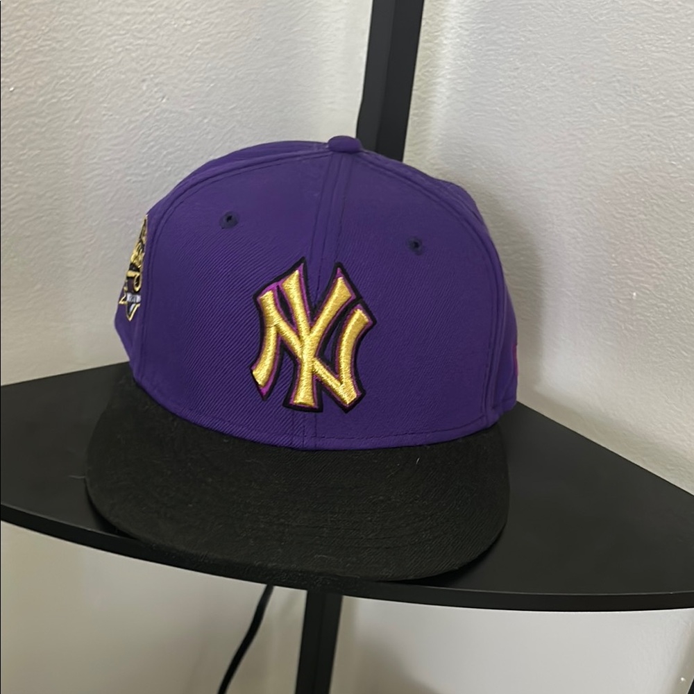 Yankees New Era Purple and Black Cap